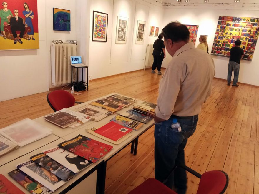 Επίσκεψη σε έκθεση ζωγραφικής και comics